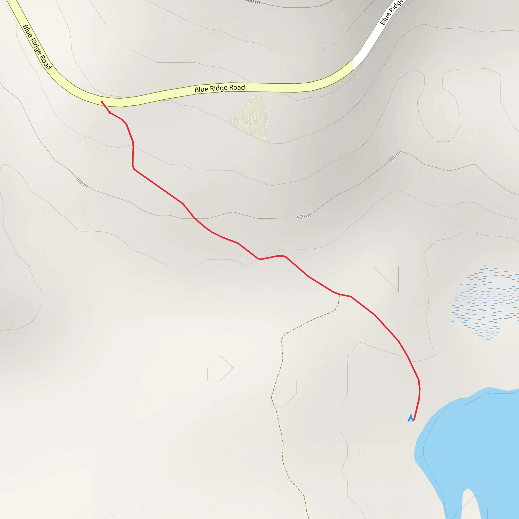 Cheney Pond Trail mobile static map