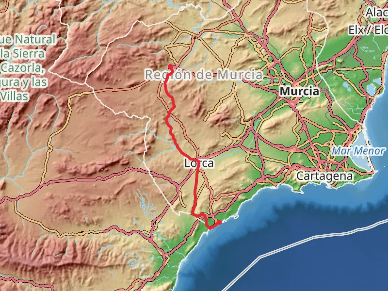 GR 253 Camino de la Cruz del Alto Guadalentín