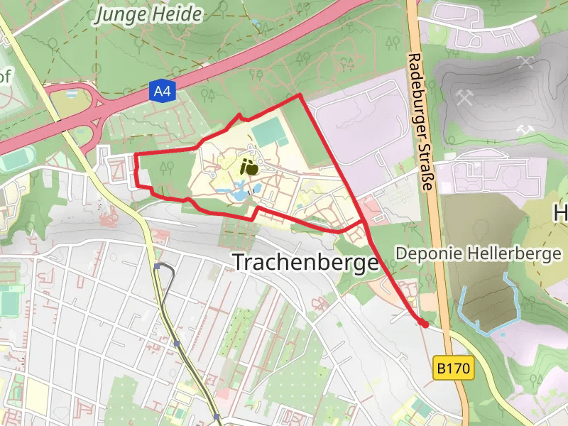 Berufsbildungswerk Dresden Loop via Panoramaweg