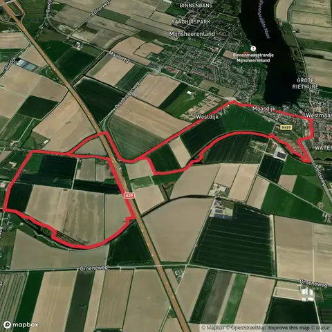 Mijnsheerenland via Westdijk Route
