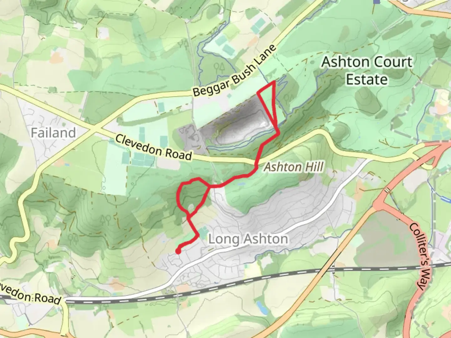 An image depicting the trail Peel Park and Iron Plantation Walk and its surrounding area.