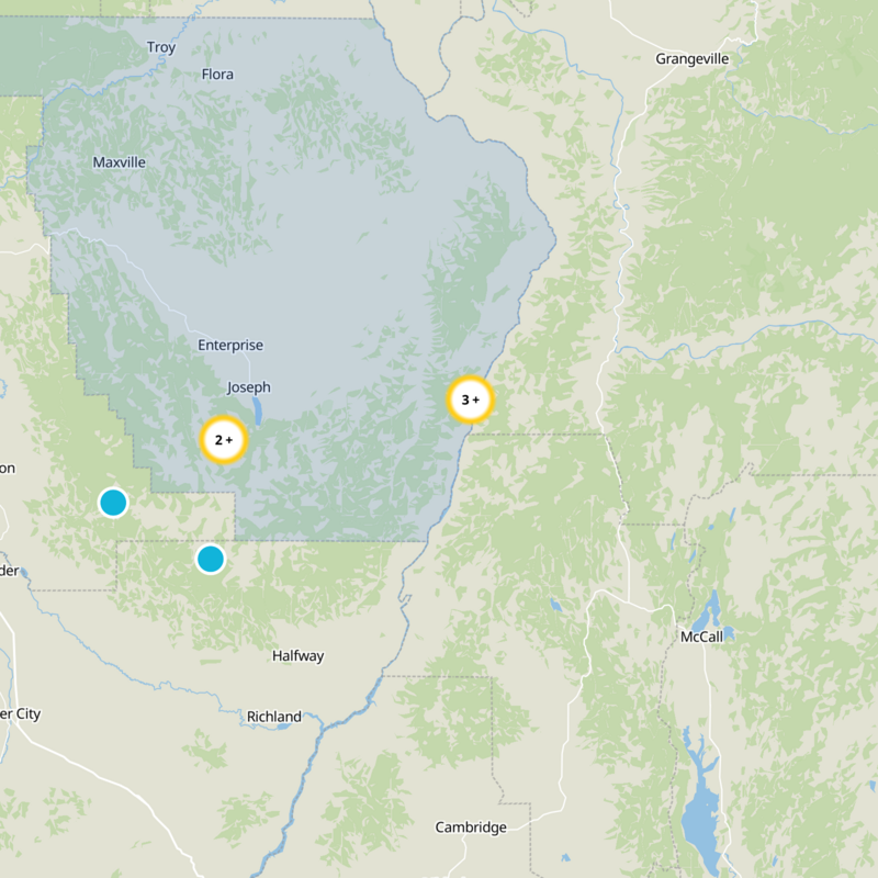 Wallowa County Static Map