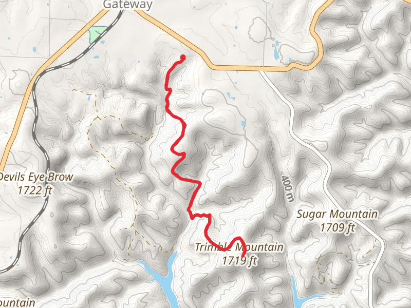 Trimble Mountain via Devil's Eyebrow Trail