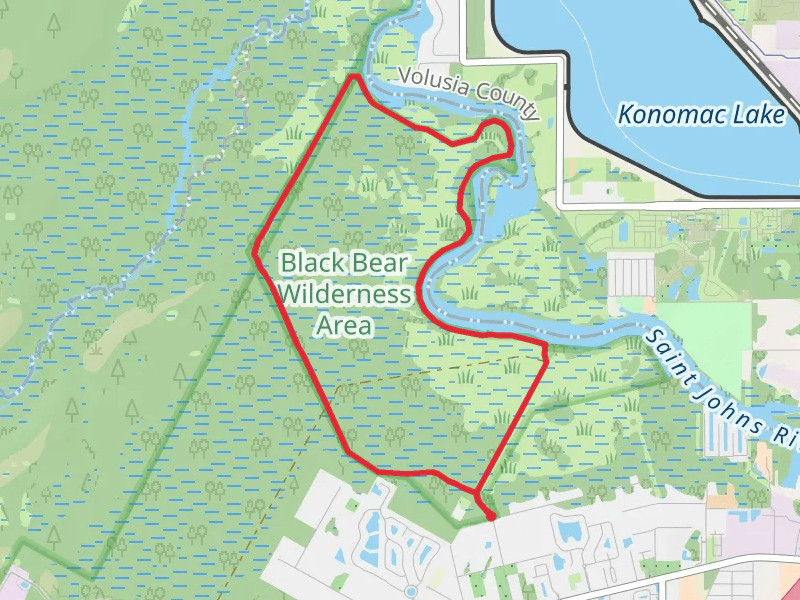 Black Bear Wilderness Preserve Loop Trail