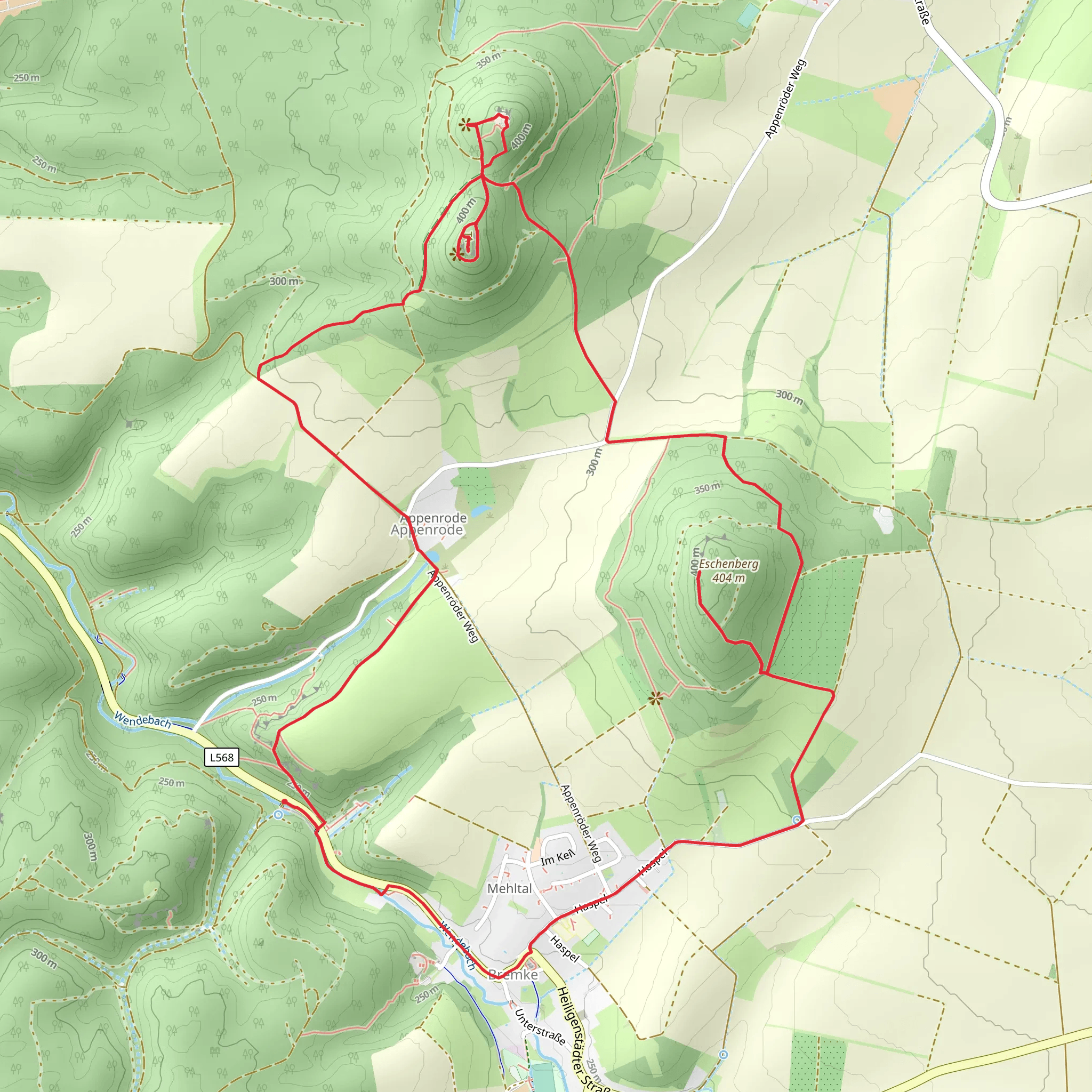 Alte Gleichen and Neue Gleichen via Gelliehausen Tour Blau and Gleichen 9 mobile static map