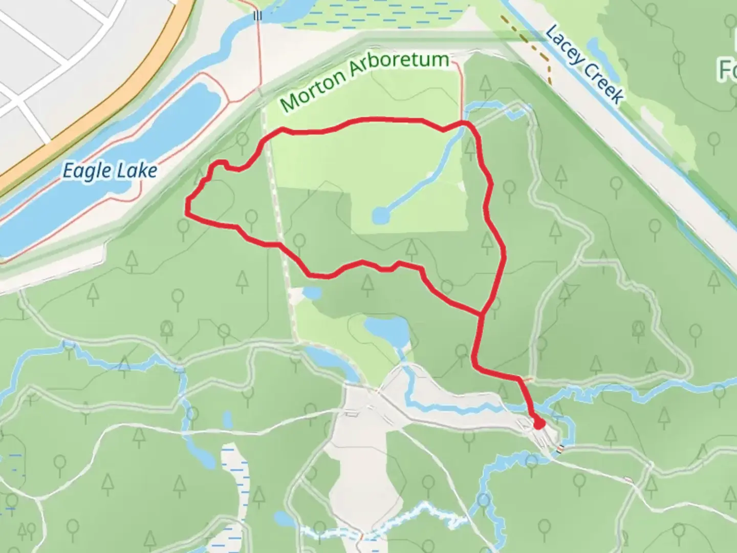 An image depicting the trail Heritage Trail Loop and its surrounding area.