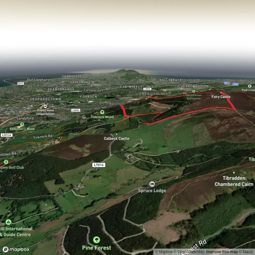 An image depicting the trail Killmashogue and its surrounding area.