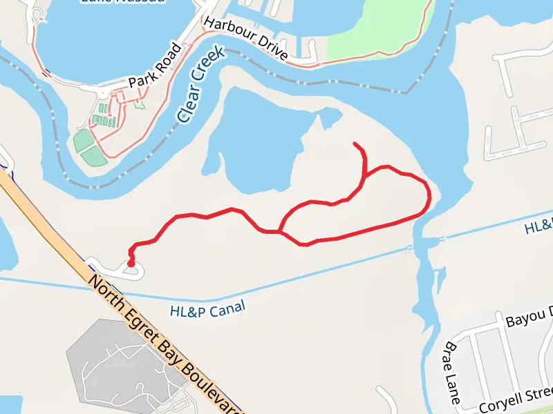 Robinson Bayou and Clear Creek Beside Loop