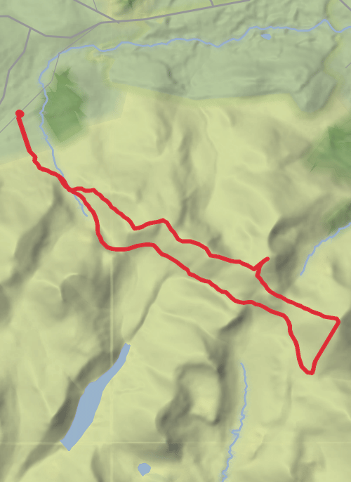 County Down Hiking mobile static map