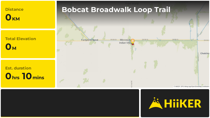 Bobcat Broadwalk Loop Trail | Miami-Dade County | Florida