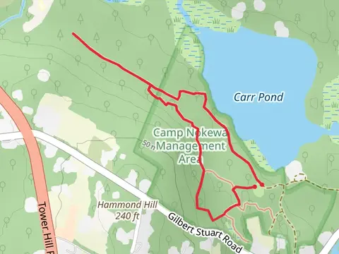 Loop beside Carr Pond