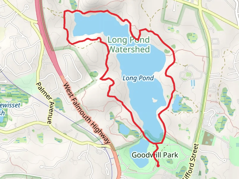 Grews Pond - Long Pond Loop
