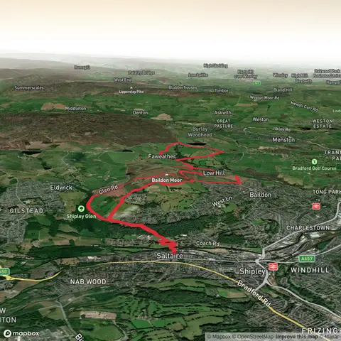Baildon Hill, Acrehowe Hill and Hope Hill Loop