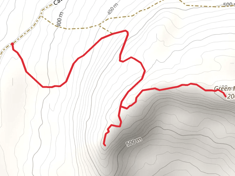 Green Mountain Trail from White Hill Road