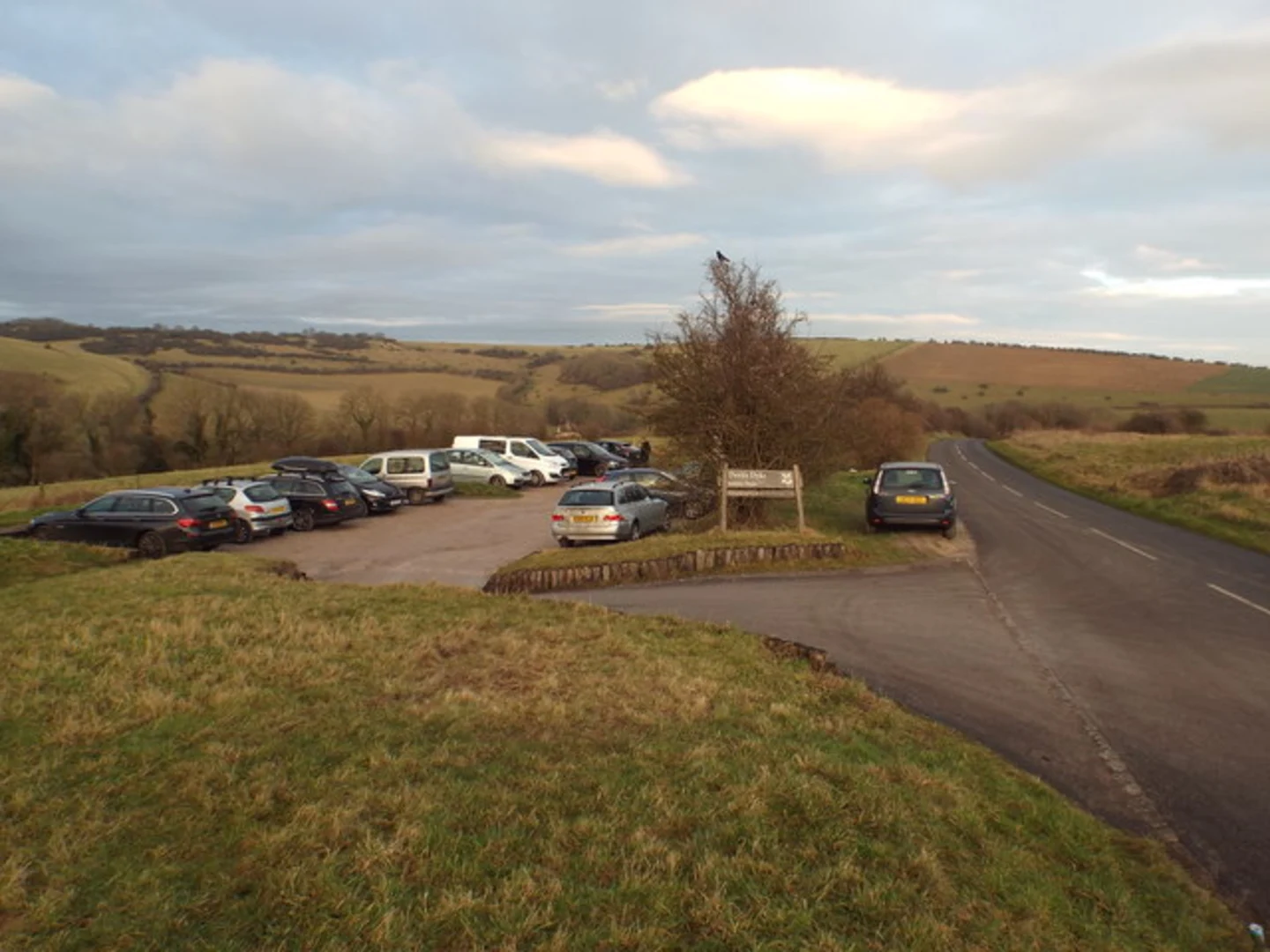 An image depicting the trail Devils Dyke Walk and its surrounding area.