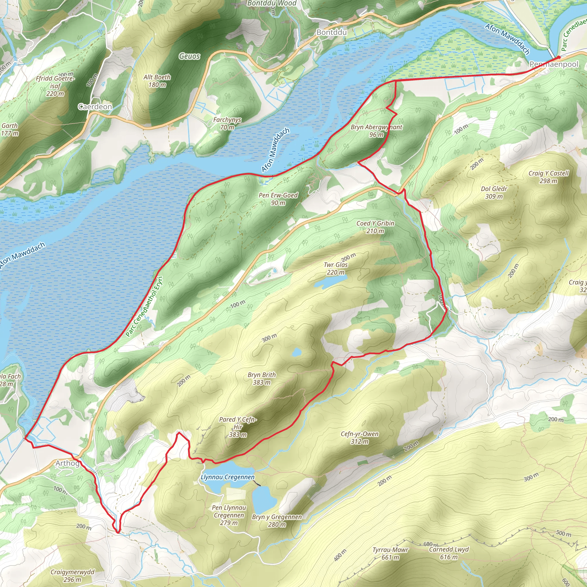 The Mawddach Estuary (14) mobile static map