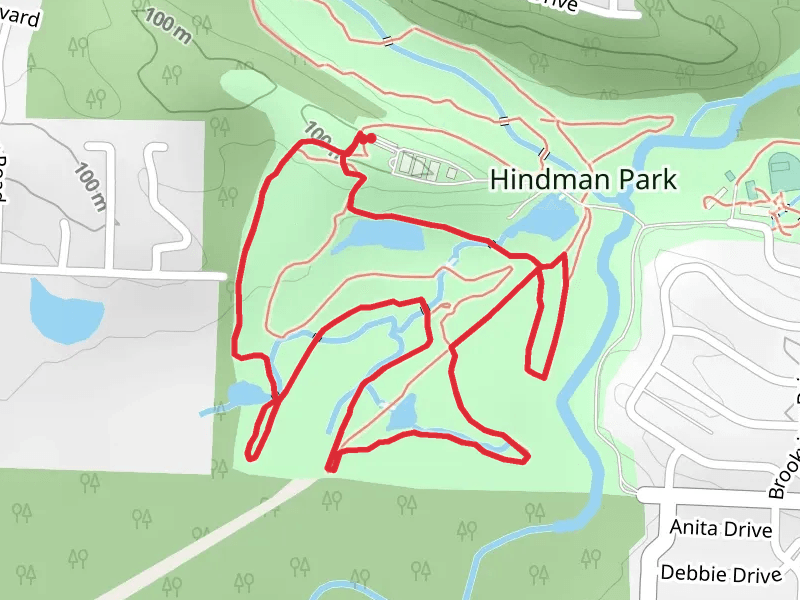 Brodie Creek Park Loop - Hindman Park