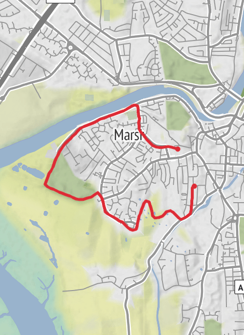 Lancaster Running mobile static map