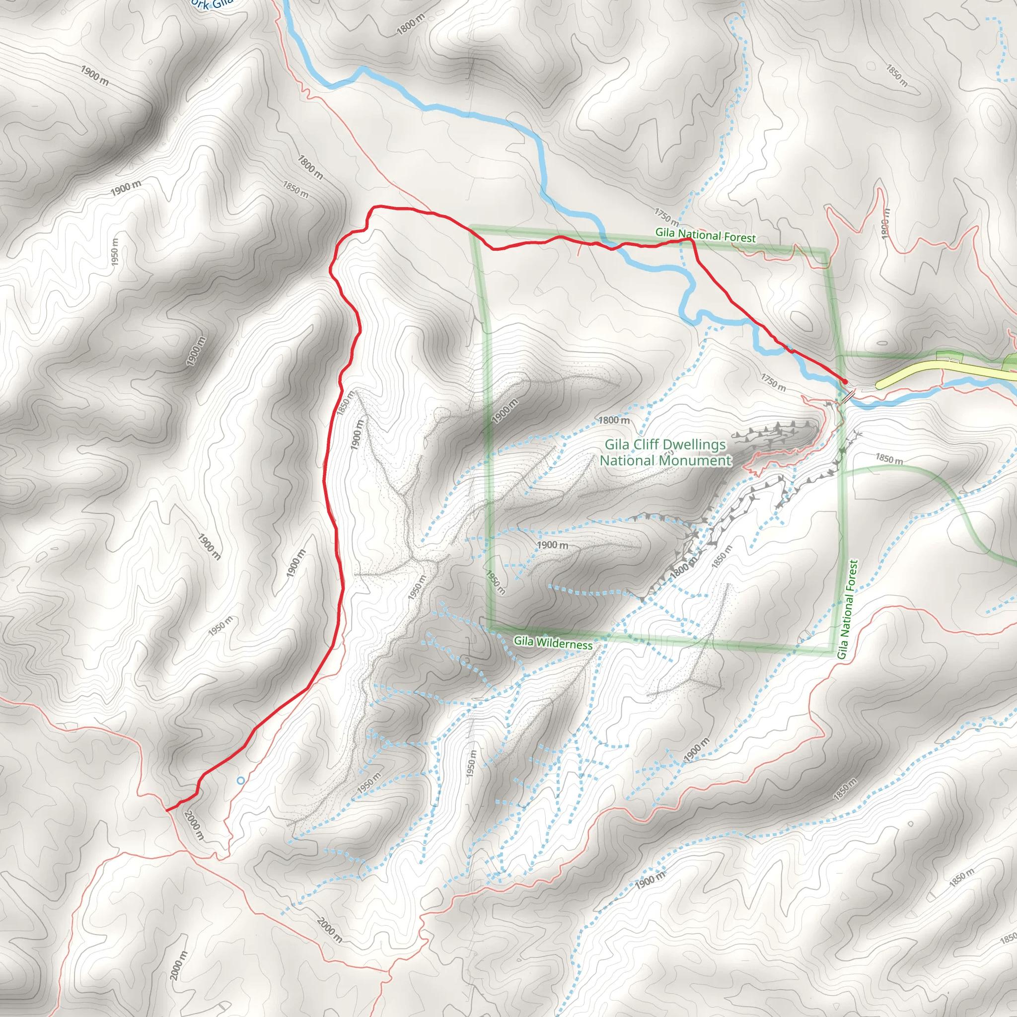 EE Trail - 163 mobile static map