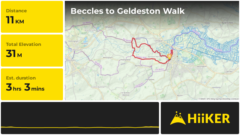 Beccles to Geldeston Walk | Suffolk | England