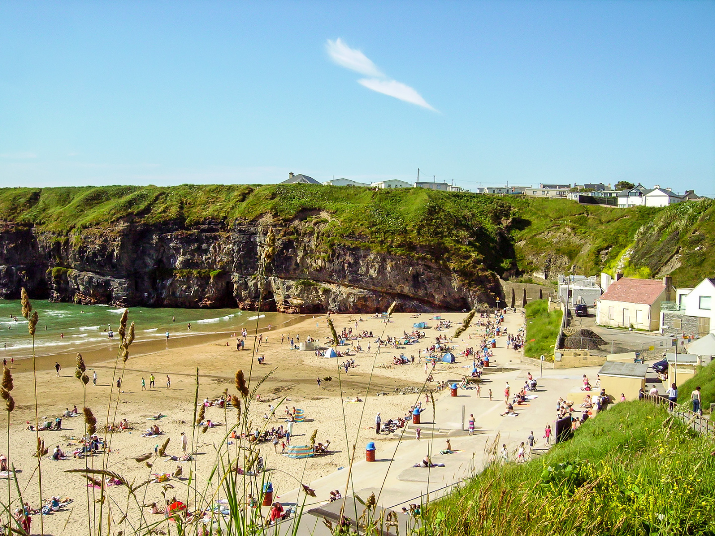 An image depicting the trail Ballybunion Loops - Lahardane Hill Walk and its surrounding area.