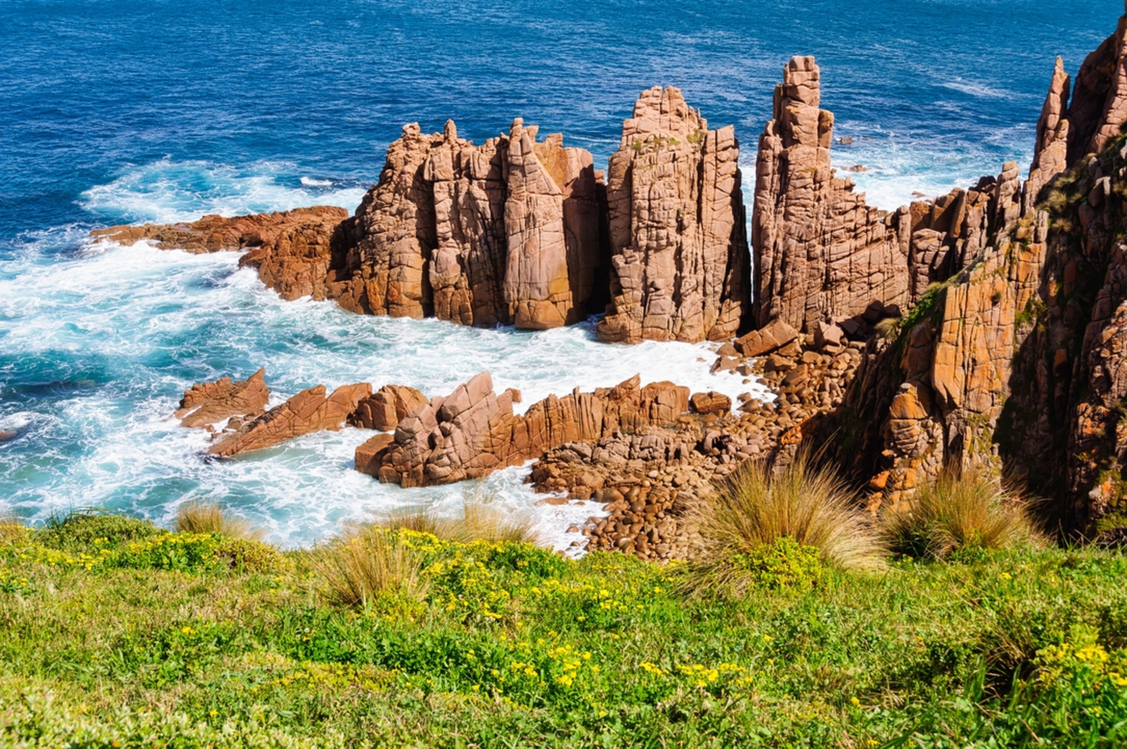 An image depicting the trail Cape Woolamai Circuit and its surrounding area.