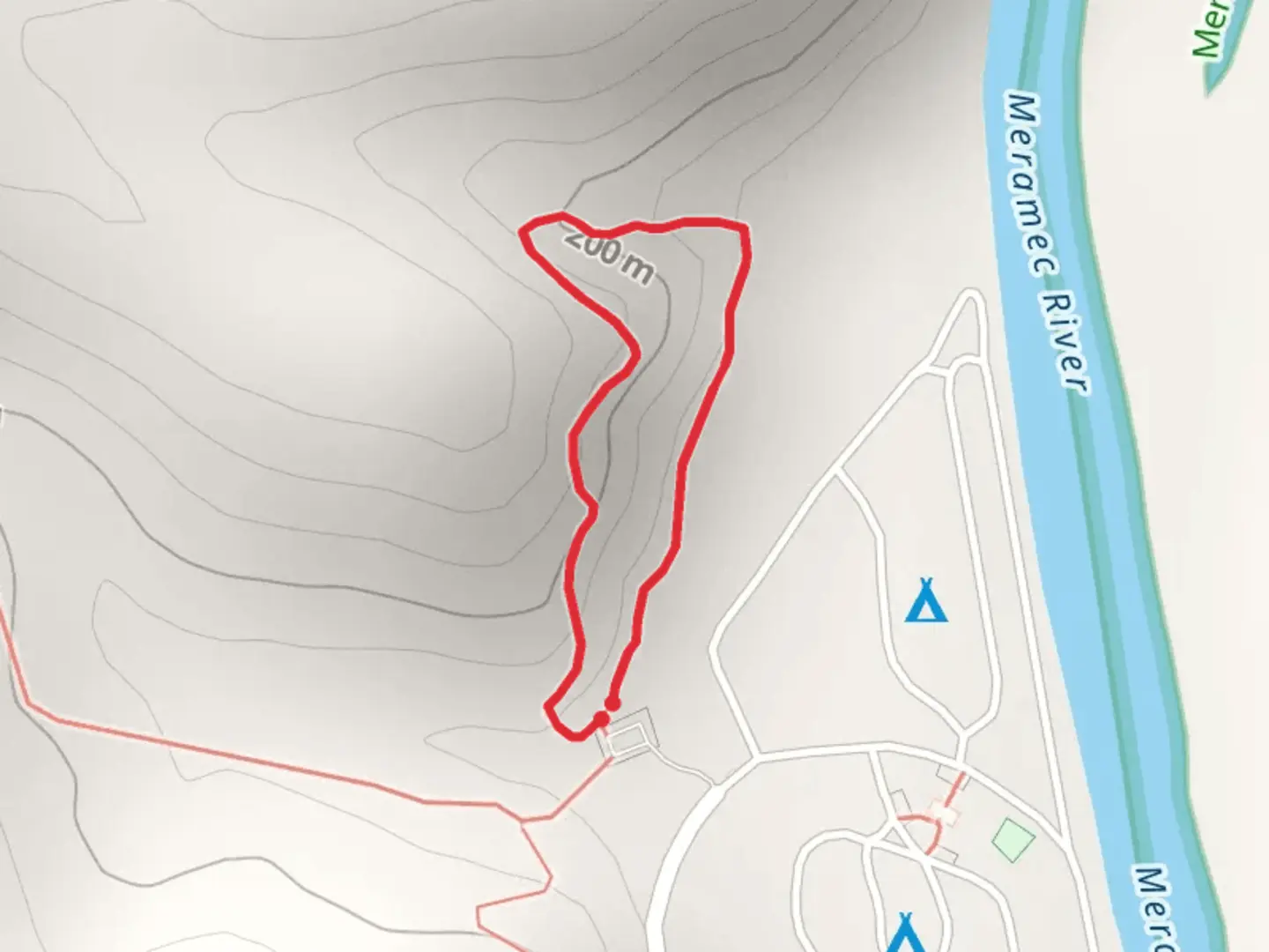 An image depicting the trail Walking Fern Loop Trail and its surrounding area.