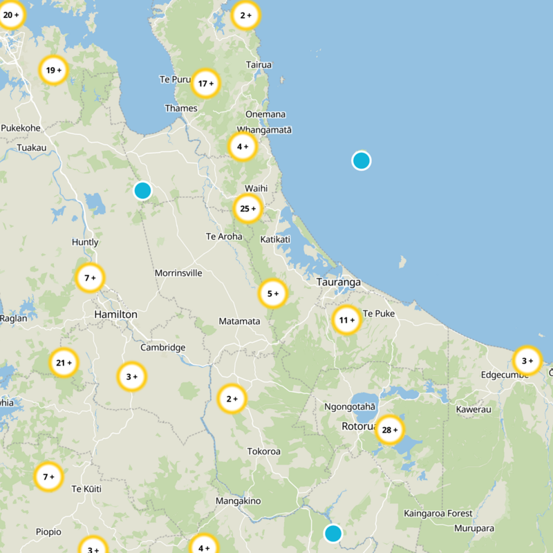 Western Bay of Plenty Static Map