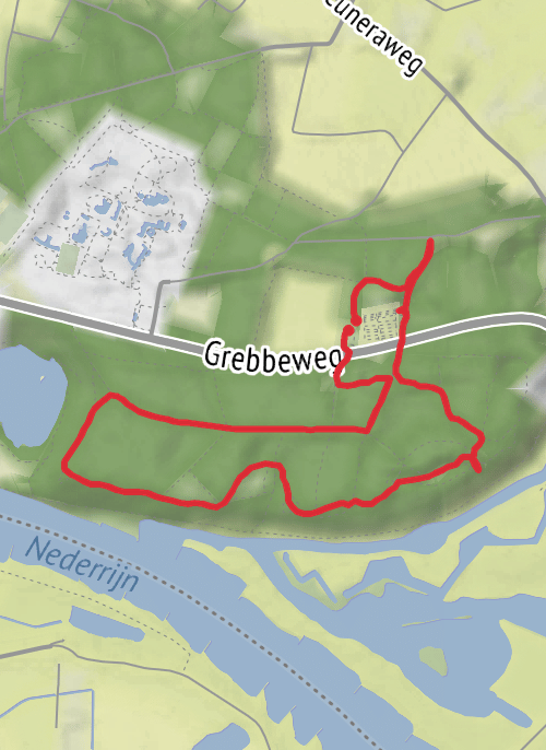 Hike from Rhenen mobile static map