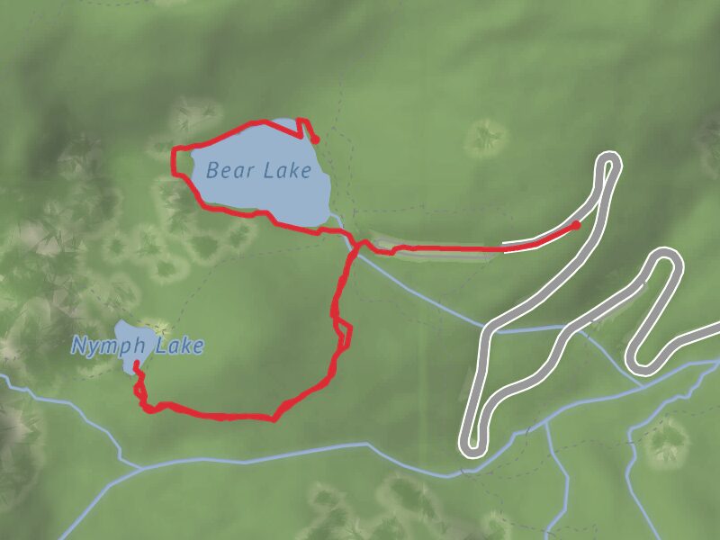 Bear Lake and Nymph Lake thumbnail