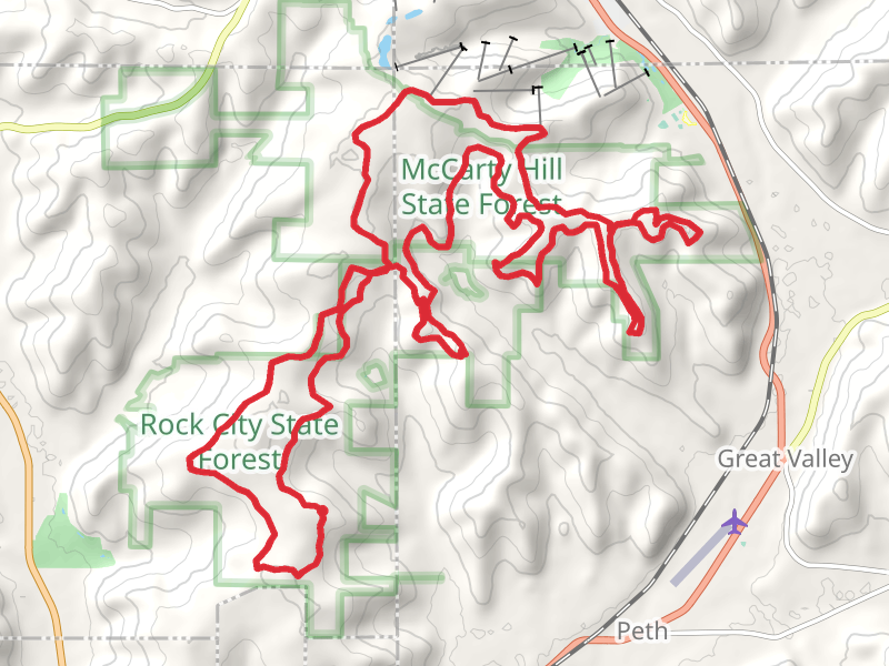 Little Rock and McCarthy Hill Loop