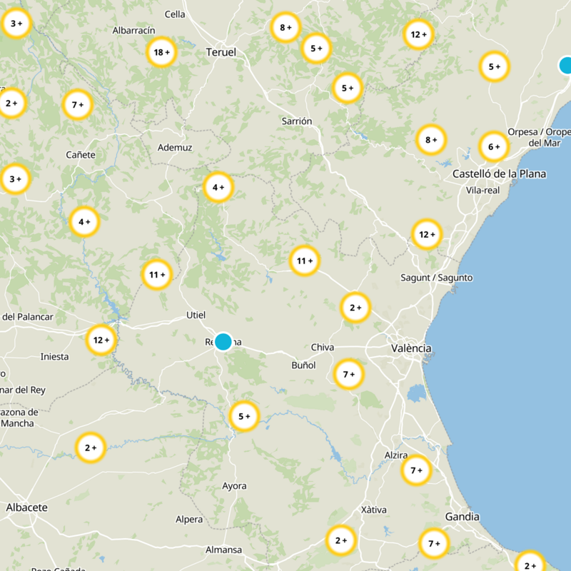 La Serranía Static Map