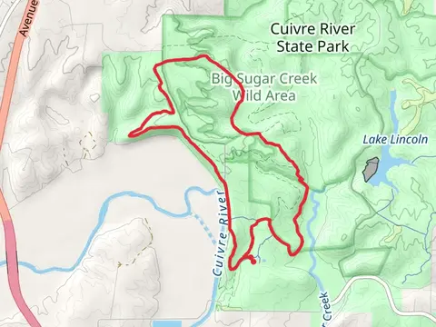 Frenchman's Bluff Trail and Cuivre River Trail South Loop