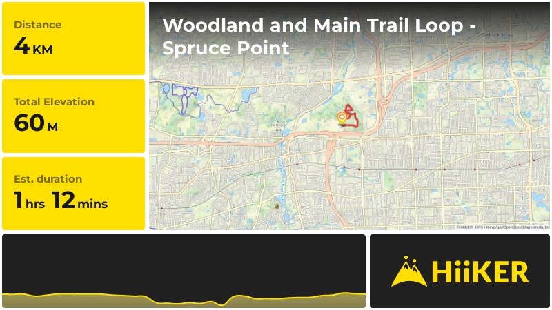 Woodland and Main Trail Loop - Spruce Point | DuPage County | Illinois