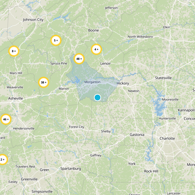 Burke County Static Map