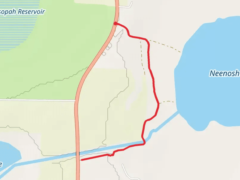 Neenoshe Reservoir Eastside Walk