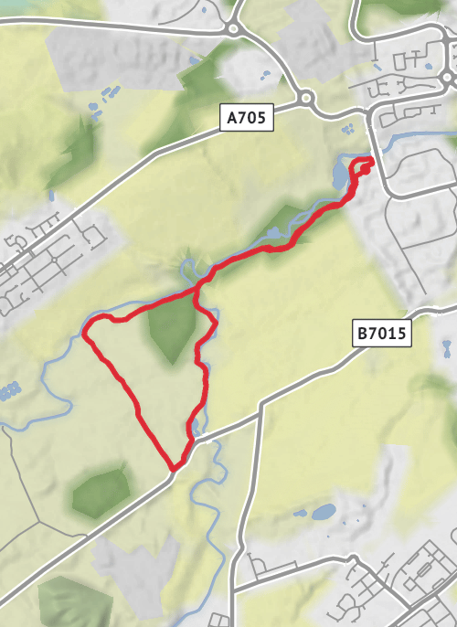 Easter Breich loop mobile static map