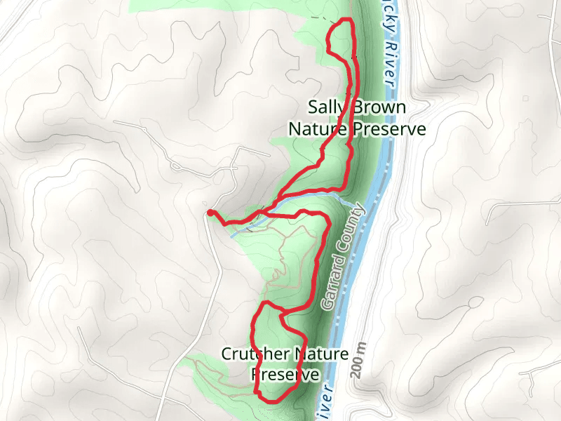 Crutcher Access - Sally Brown Nature Preserve Loop Trail