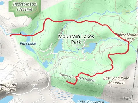 Mountain Lakes Park Trail