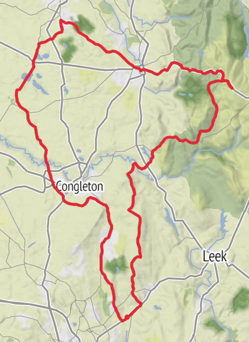 Stoke-on-Trent Cycling mobile static map