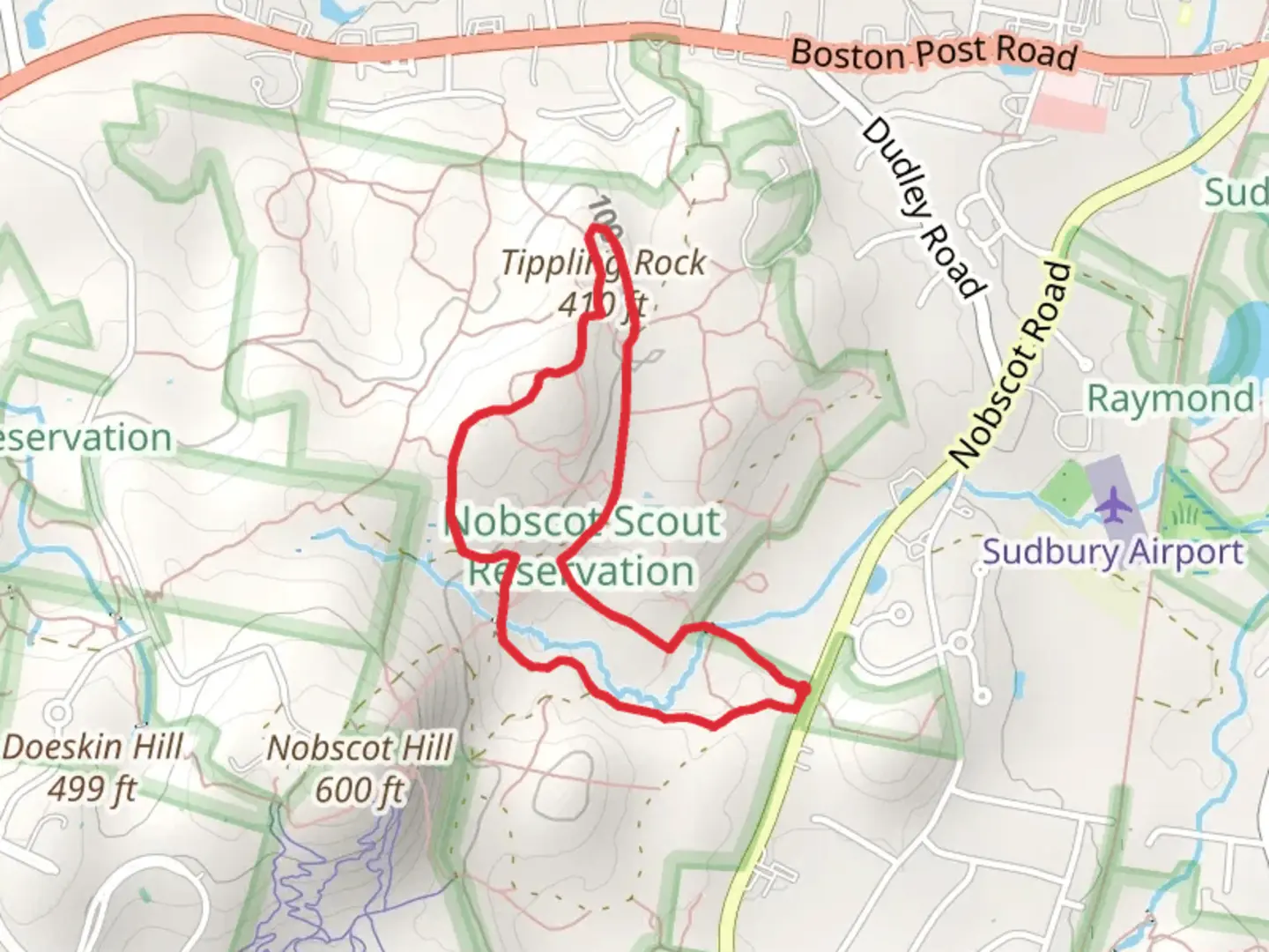 Tippling Rock Loop Trail | Middlesex County | Massachusetts