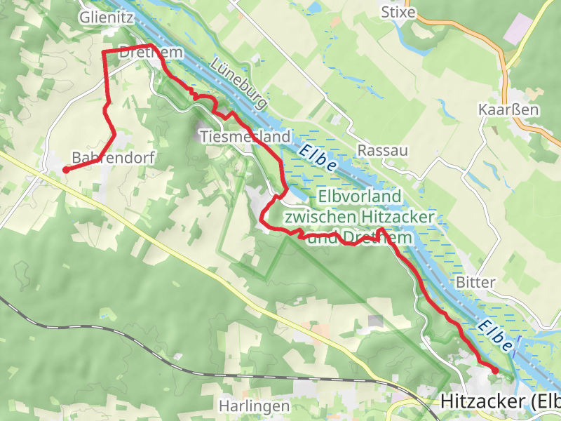 Weinberg to Wietzetze via Elbhoehenweg