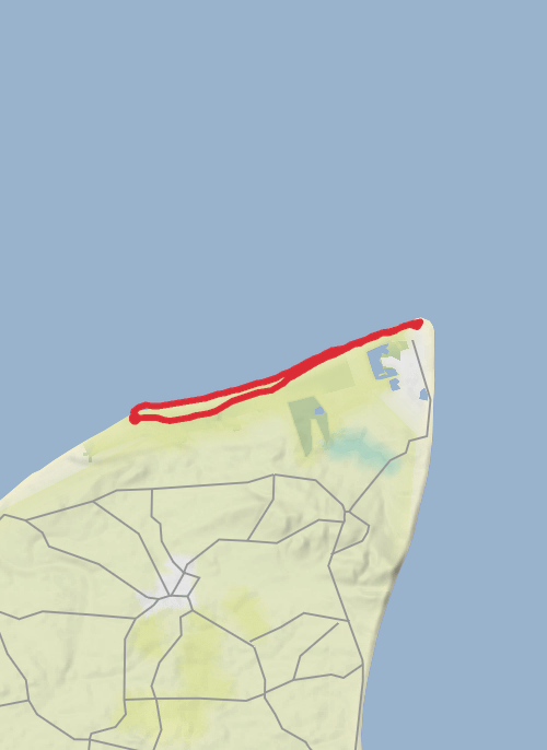 Isle of Man Point of Ayer  mobile static map