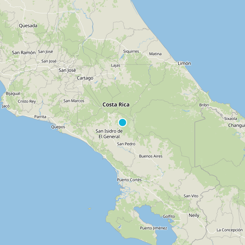 Cantón Pérez Zeledón Static Map