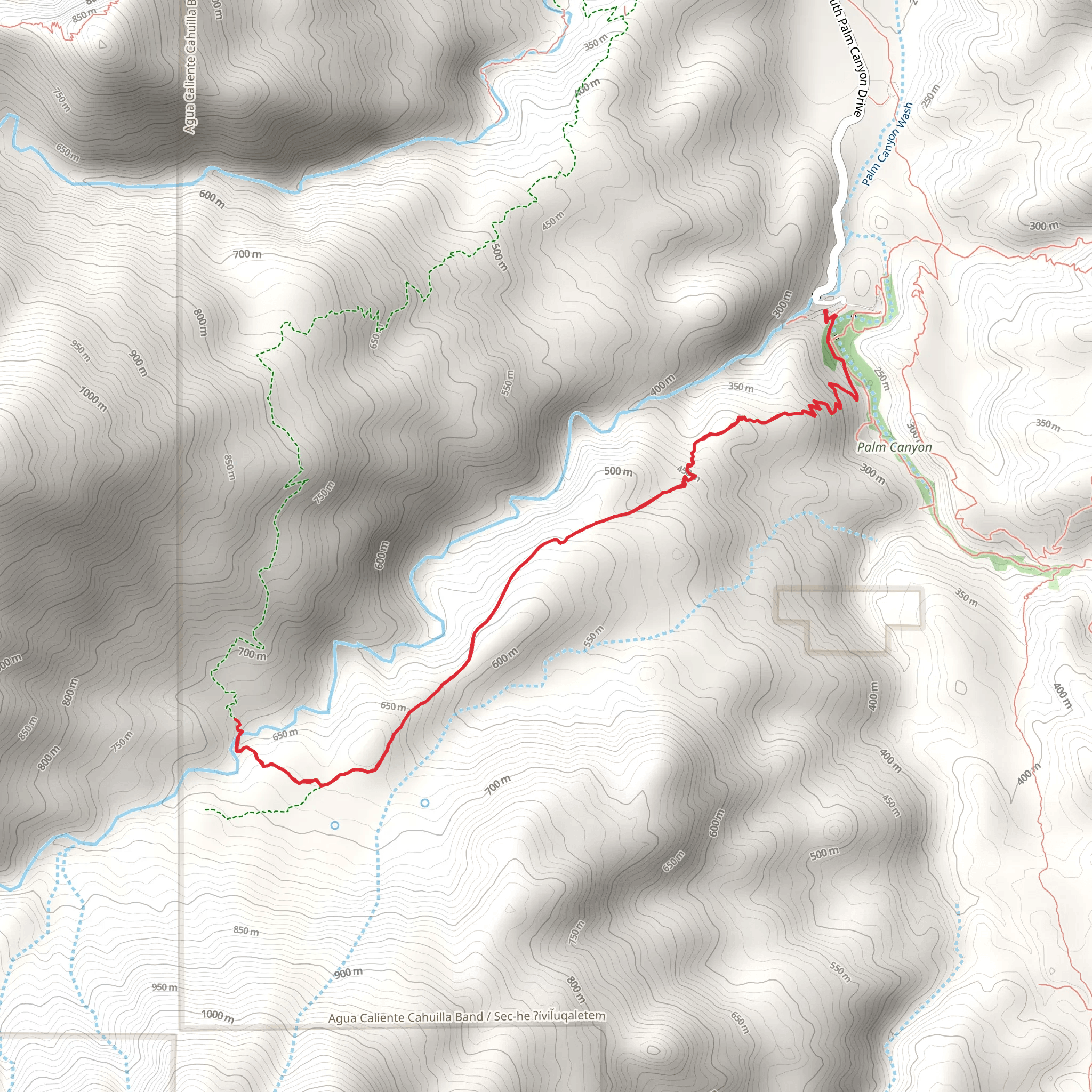 West Fork Trail mobile static map