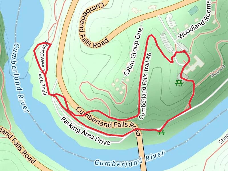 Cumberland Falls and Sheltowee Trace Loop Trail