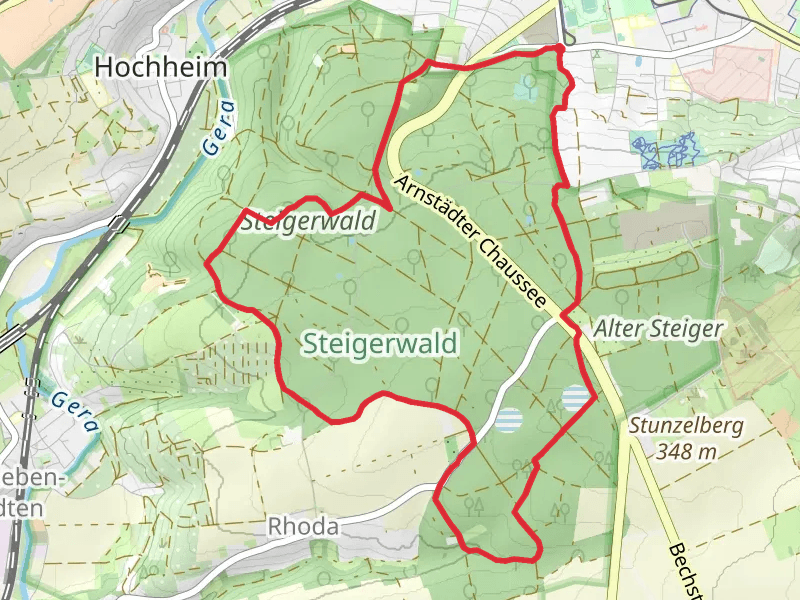 Erfurter Steigerwald Loop