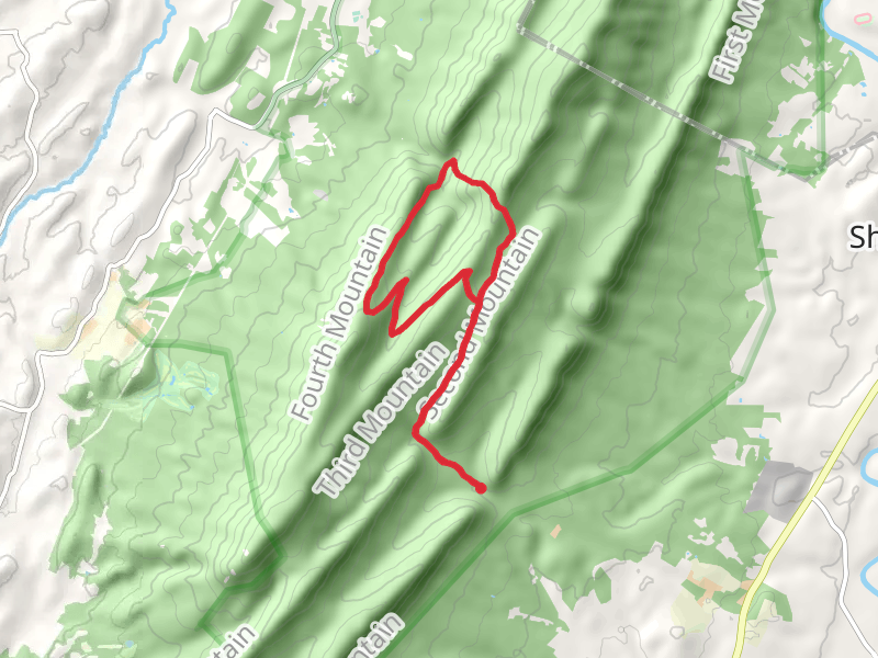 Fourth Mountain via Massanutten South Trail Loop