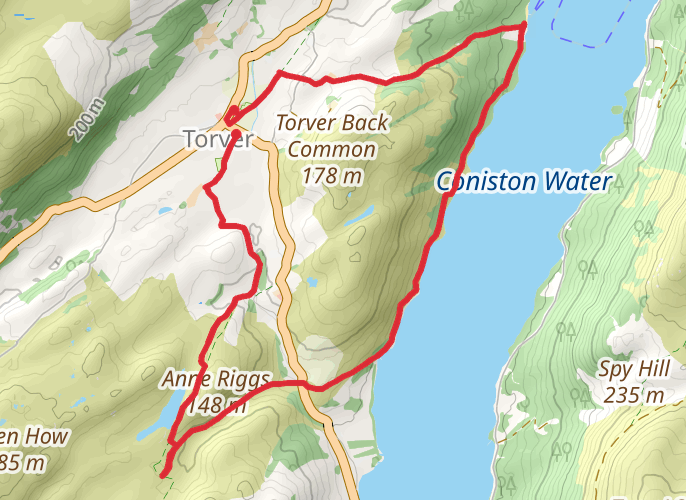 AirBnB Pudding-Coniston mobile static map