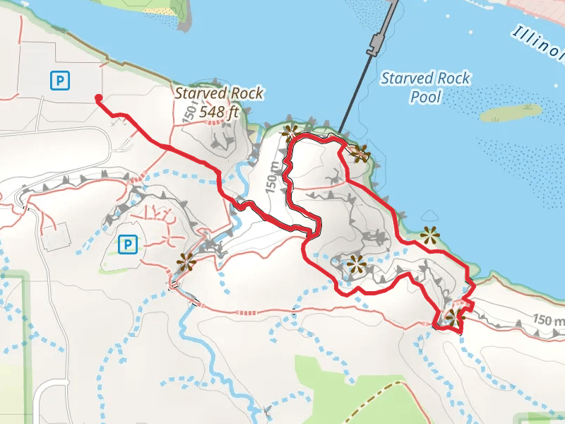 Starved Rock Lock and Dam Loop